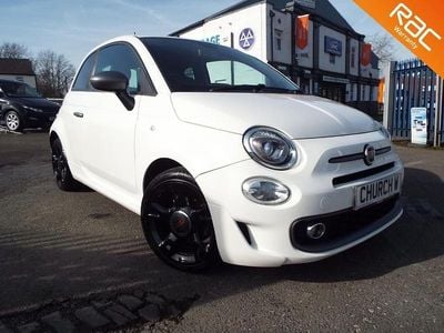 Used Fiat 500 S 69 HP (50 kW) 2016 White Hatchback