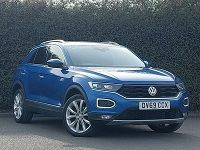 Used VW T-Roc SEL 150 HP (110 kW) 2020 Blue SUV