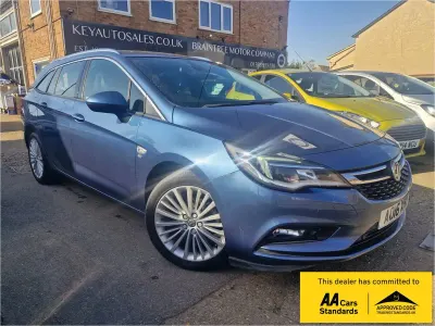 Used Vauxhall Astra Elite 150 HP (110 kW) 2016 Blue Estate