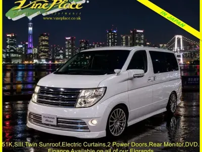 Used Nissan Elgrand 2007 White MPV