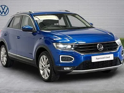 Used VW T-Roc SEL 150 HP (110 kW) 2021 Blue SUV