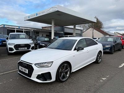 Used Audi A4 Black Edition 150 HP (110 kW) 2021 White Sedan