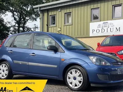 Used Ford Fiesta Style 75 HP (55 kW) 2006 Blue Hatchback