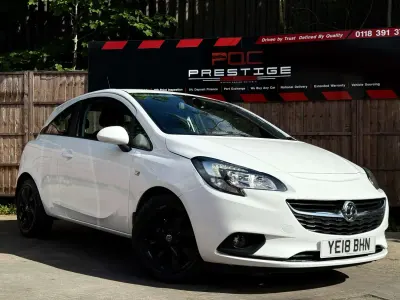 Begagnad Vauxhall Corsa 75 HK (55 kW) 2018 Vit Halvkombi