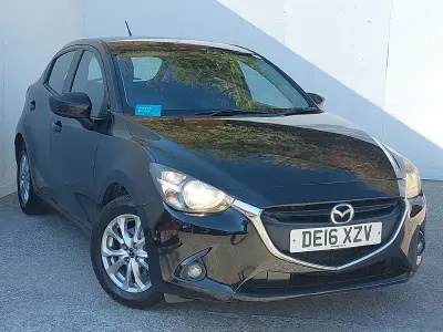 Used Mazda 2 90 HP (66 kW) 2016 Black Hatchback