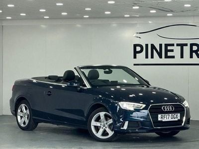 Blue Used 2017 Audi A3 Cabriolet Sport Cabriolet | £11,499 (Fair price)