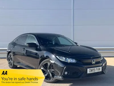Second-hand Honda Civic SR 126 CP (92 kW) 2019 Negru Hatchback