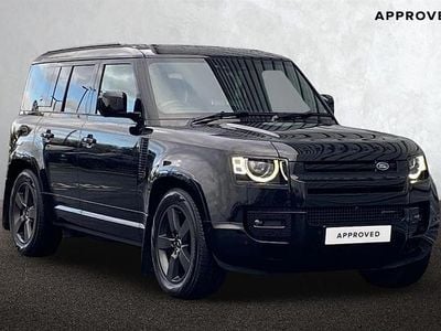 Santorini black Used 2022 Land Rover Defender HSE Dynamic Estate | £63,650 (Fair price)