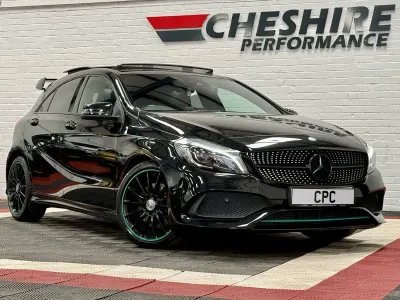 Used Mercedes A220 Motorsport Edition 177 HP (130 kW) 2016 Black Hatchback