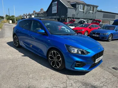Used Ford Focus ST-Line X 150 HP (110 kW) 2018 Blue Hatchback