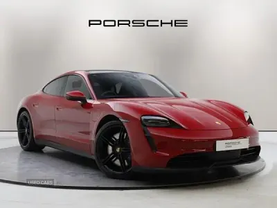 Used Porsche Taycan 419 kW (571 HP) 2020 Red Sedan