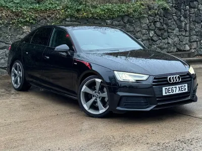 Used Audi A4 Black Edition 150 HP (110 kW) 2017 Black Sedan