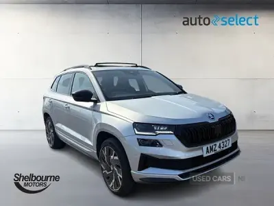 Begagnad Skoda Karoq SportLine 2023 Silver SUV