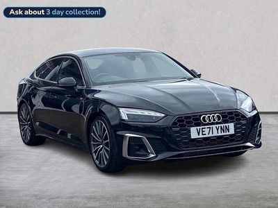 Used Audi A5 Sportback S-Line 150 HP (110 kW) 2022 Black Hatchback