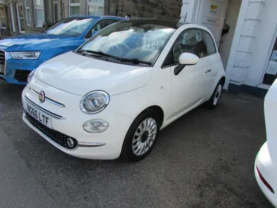 Used Fiat 500 Lounge 69 HP (50 kW) 2017 White Hatchback