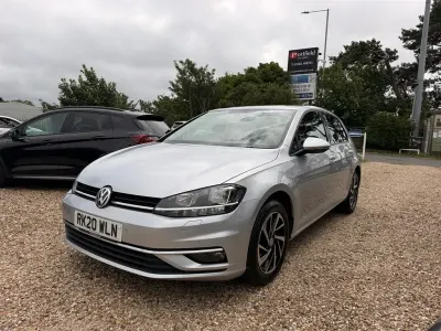 Used VW Golf VII Match 2020 Silver with dark interior trim Hatchback