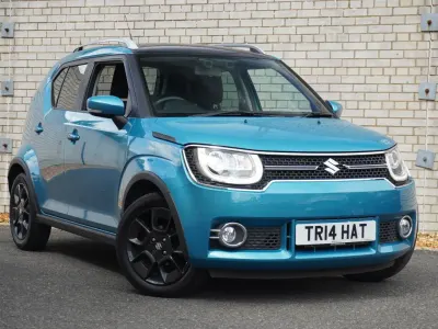 Used Suzuki Ignis SZ5 90 HP (66 kW) 2017 Neon blue / black SUV
