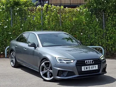 Used Audi A4 Black Edition 190 HP (139 kW) 2019 Grey Sedan