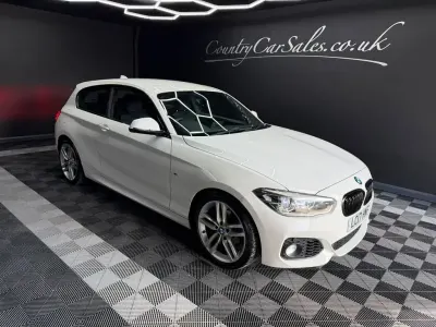 Used BMW 118 M Sport 134 HP (98 kW) 2017 White Hatchback