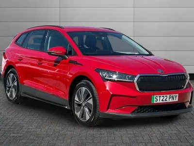 Used Skoda Enyaq iV ecoSuite 131 kW (179 HP) 2022 Red SUV