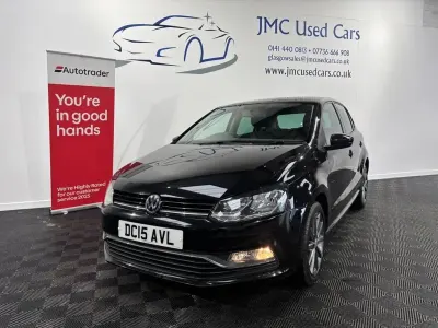 Begagnad VW Polo Design 2015 Svart Halvkombi