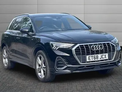Used Audi Q3 S-Line 150 HP (110 kW) 2019 Mythos black SUV