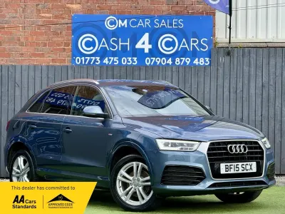 Used Audi Q3 S-Line 150 HP (110 kW) 2015 Blue SUV
