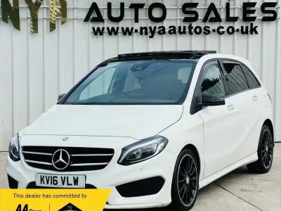 Used Mercedes B200 AMG line 2016 White Hatchback