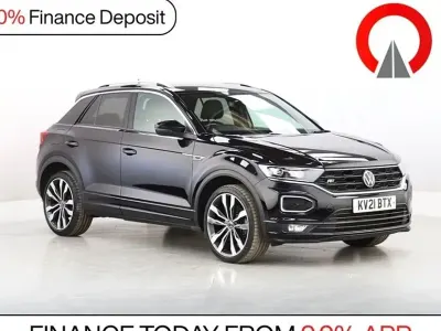 Usado VW T-Roc R-line 150 HP (110 kW) 2021 Preto SUV