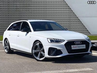 Used Audi A4 Black Edition 200 HP (147 kW) 2021 White Estate