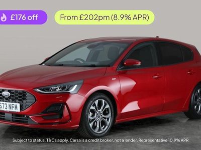 Red Used 2023 Ford Focus ST-Line Hatchback | £15,869 (Fair price)