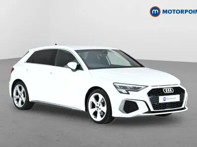 Used Audi A3 S-Line 2023 White Sedan