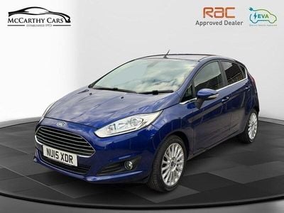 Used Ford Fiesta Titanium 104 HP (76 kW) 2015 Blue Hatchback