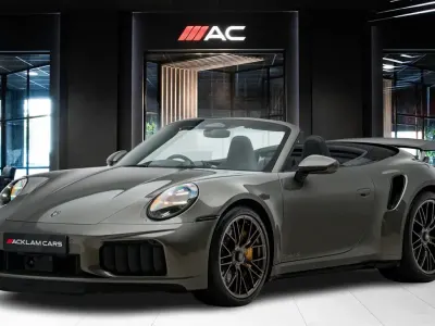 New Porsche 911 Turbo S Cabriolet 2026 Green Cabriolet