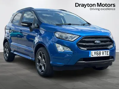 Used Ford Ecosport ST-Line 100 HP (73 kW) 2019 Blue SUV