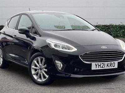 Used Ford Fiesta Titanium 125 HP (91 kW) 2021 Black Hatchback