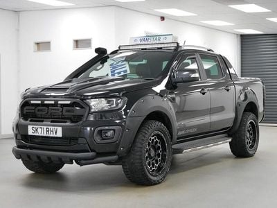 Black Used 2021 Ford Ranger Wildtrack Pickup | £23,989 (Expensive)