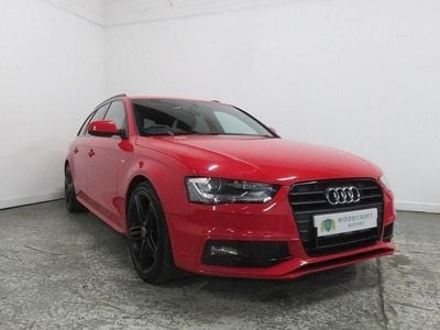 Used Audi A4 Black Edition 177 HP (130 kW) 2014 Red Estate