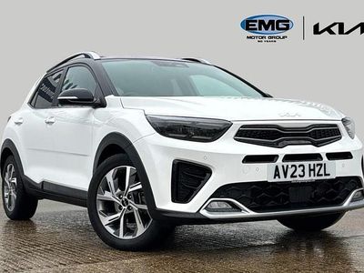 White Used 2023 Kia Stonic GT-Line S SUV | £15,595 (Fair price)
