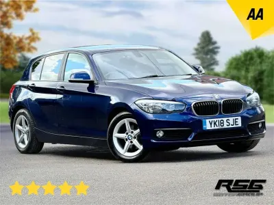 Used BMW 118 Performance 150 HP (110 kW) 2018 Blue Hatchback