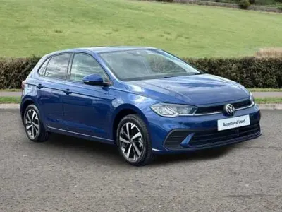 Used VW Polo Match 95 HP (69 kW) 2025 Blue Hatchback