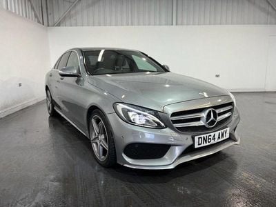 Begagnad Mercedes C220 AMG line 170 HK (125 kW) 2014 Silver Sedan