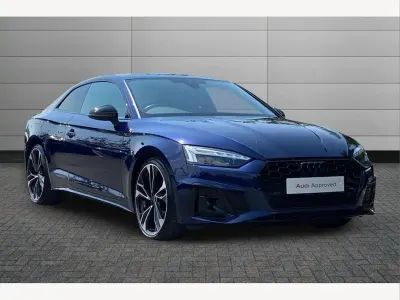 Used Audi A5 Black Edition 150 HP (110 kW) 2023 Blue Coupe