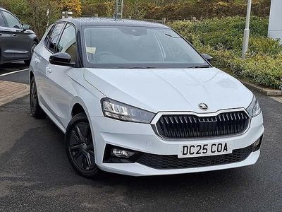Used Skoda Fabia Design Edition 147 HP (108 kW) 2025 Moon white metallic black magic pearl effect Hatchback