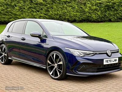 Used VW Golf VII R-line 150 HP (110 kW) 2020 Blue Hatchback