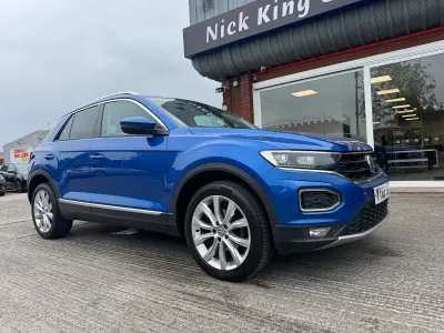 Used VW T-Roc SEL 150 HP (110 kW) 2020 Blue SUV