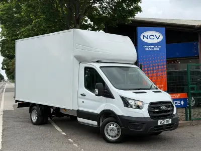 Used Ford Transit 130 HP (95 kW) 2021 White Cabriolet