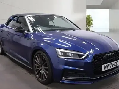 Used Audi A5 Cabriolet S-Line 2017 Blue Cabriolet