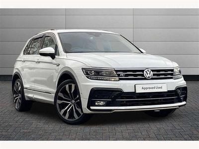 White Used 2019 VW Tiguan R-line SUV | £16,595 (Fair price)