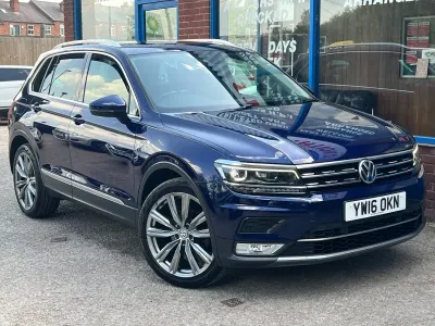 Used VW Tiguan SEL 150 HP (110 kW) 2016 Blue SUV